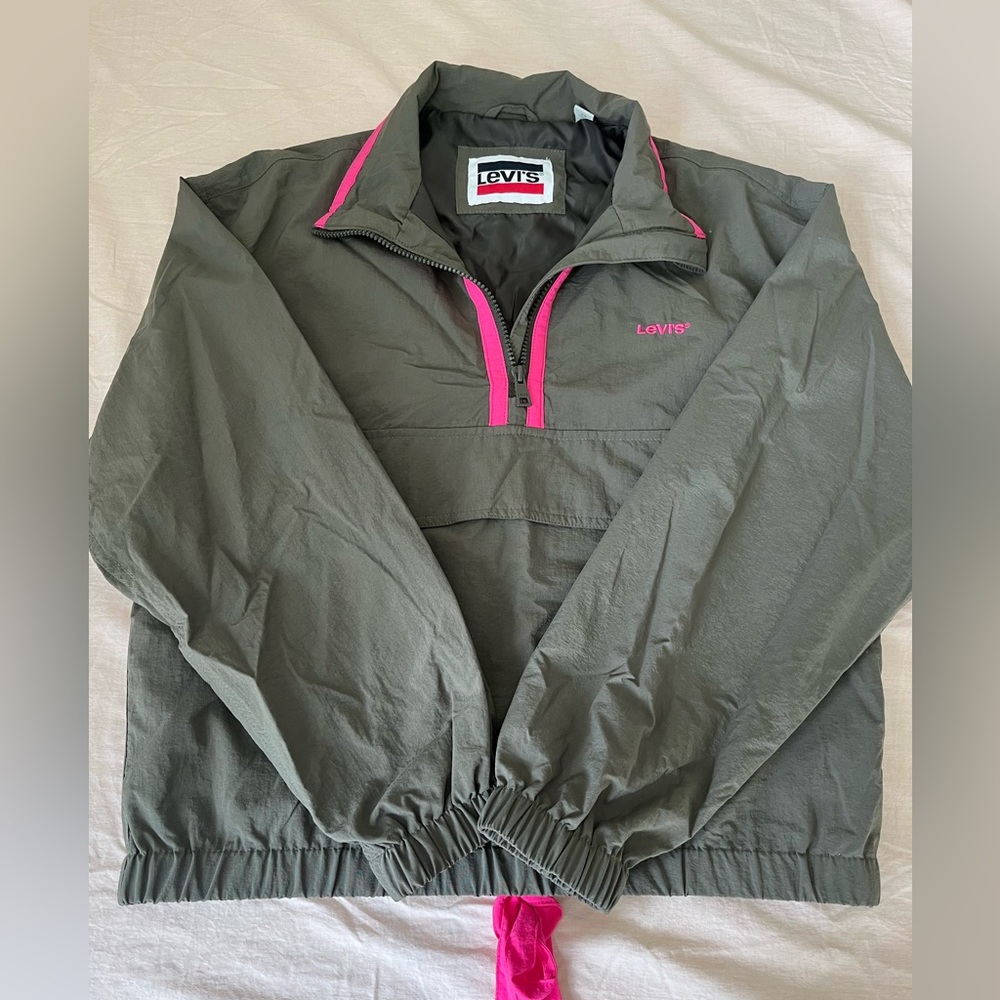 Levi’s, green and pink skirt. Gently worn.
